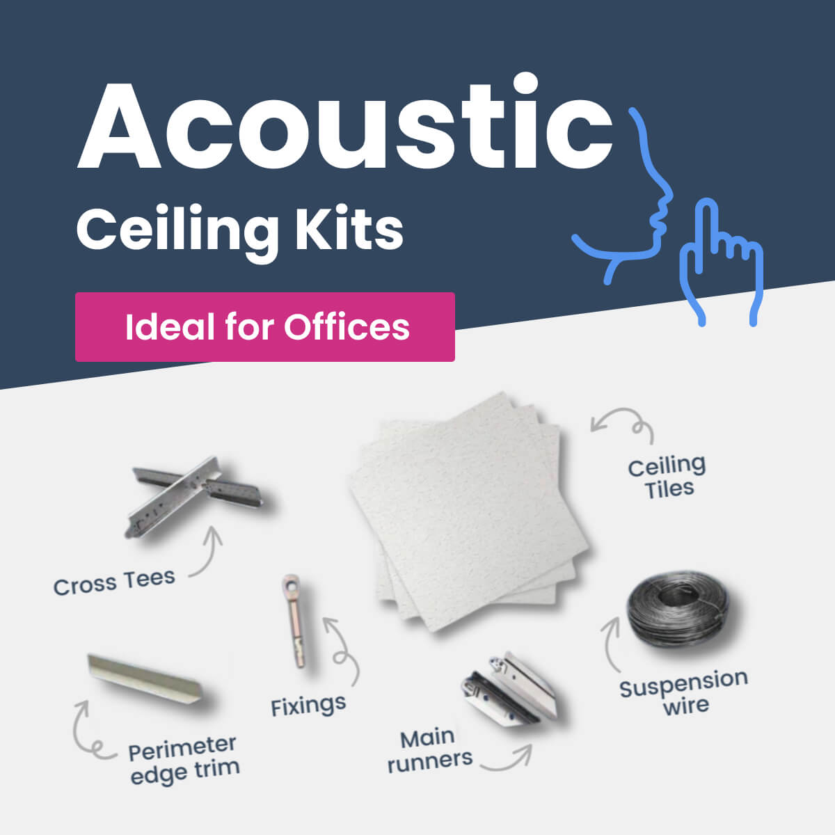 Acoustic Ceiling Kits