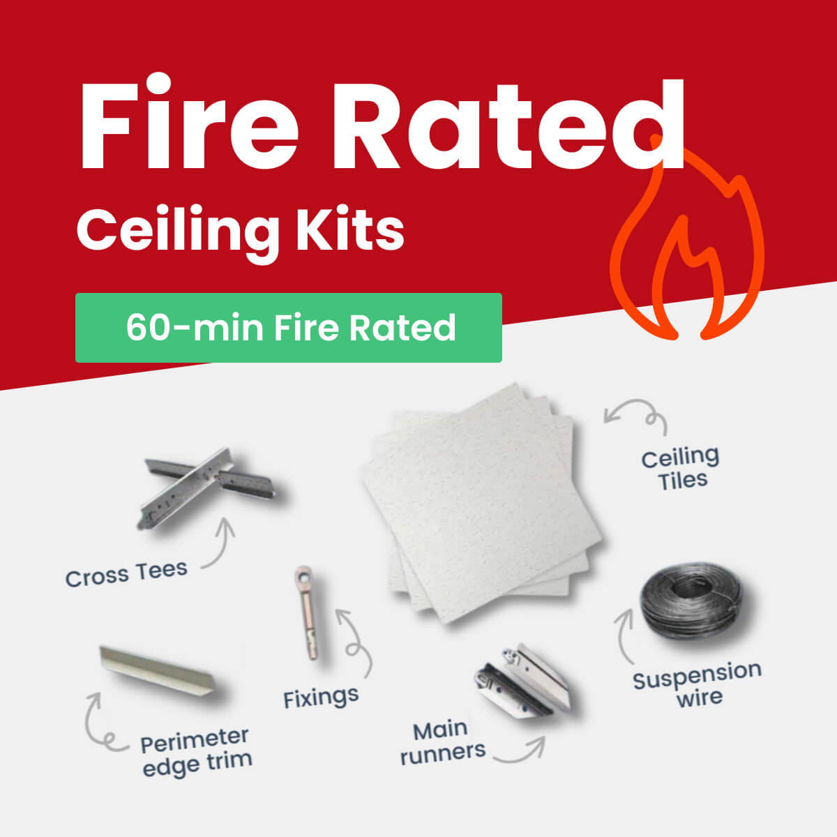 Fire Rated Ceiling Kits