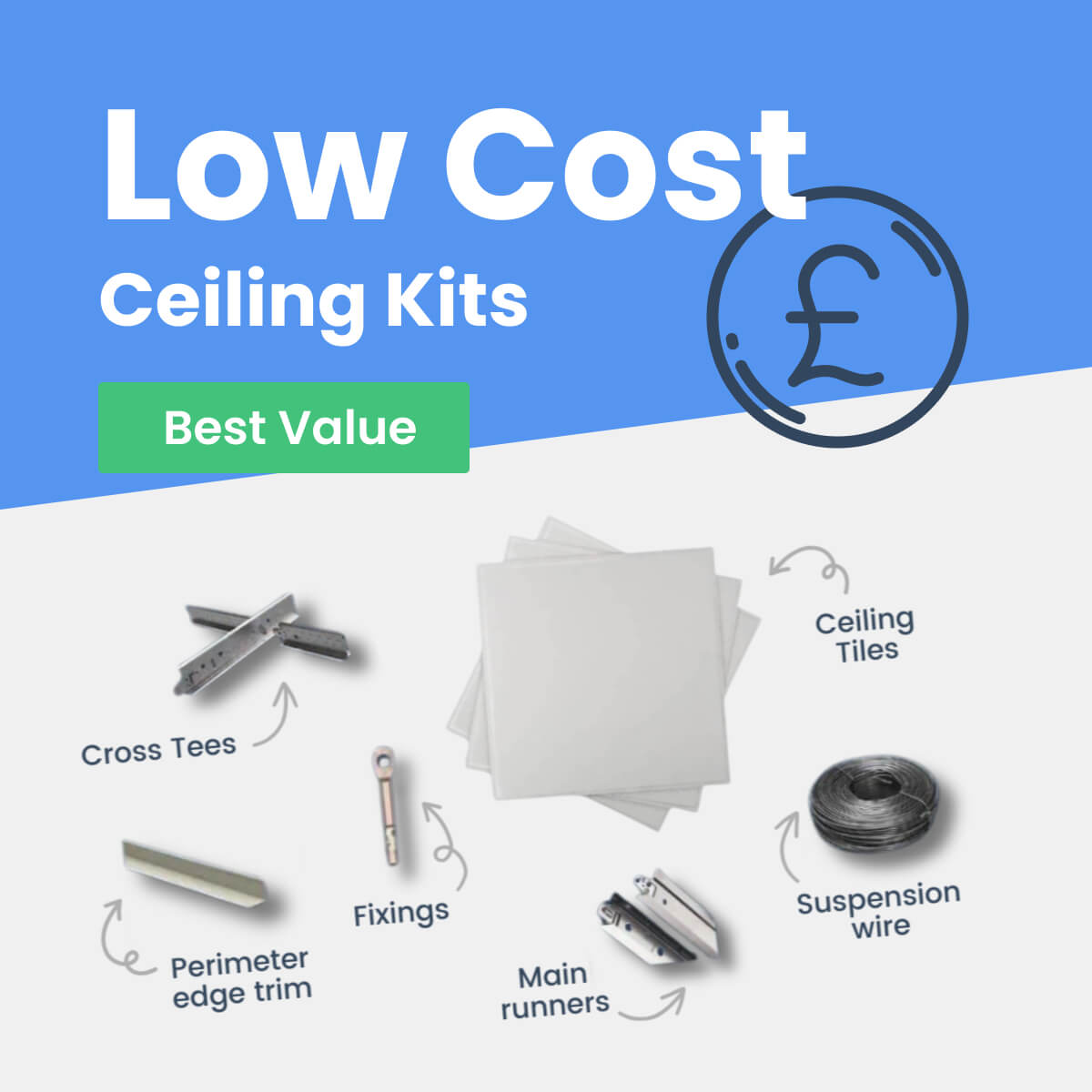 Low Cost Ceiling Kits