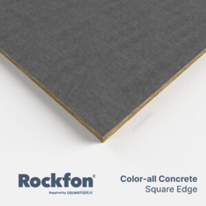 Rockfon Color-all Concrete 600 x 600mm Square Edge Ceiling Tiles
